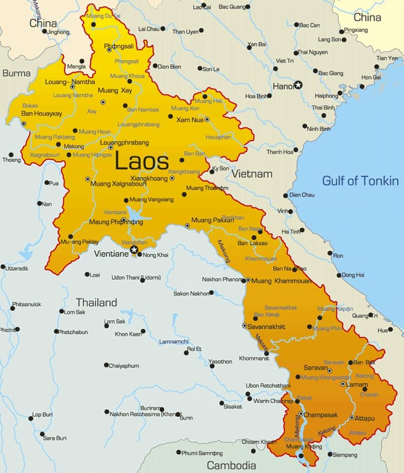 Kartta sepon laos