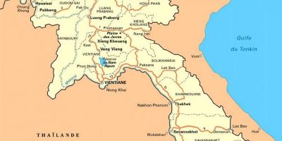 Yksityiskohtainen kartta laos